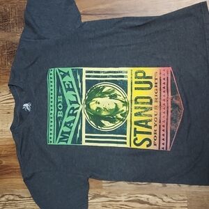 Lion King Bob Marley Stand Up For Your Rights grey tshirt large vintage